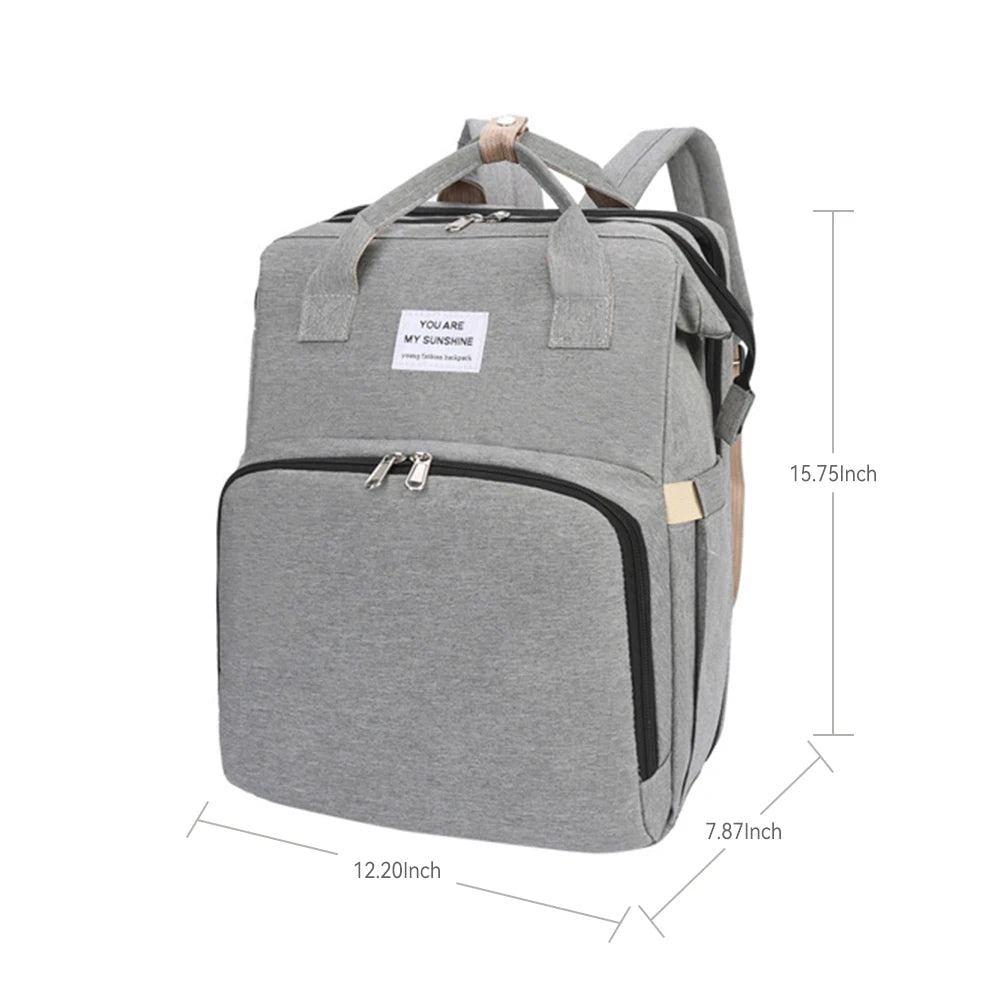 20L Large Capacity Diaper Bags for Baby Multifunctional Backpack Waterproof Maternity Bag Portable Travel Diaper Bag Baby Crib