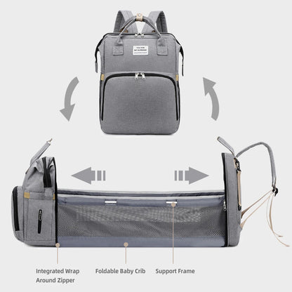 20L Large Capacity Diaper Bags for Baby Multifunctional Backpack Waterproof Maternity Bag Portable Travel Diaper Bag Baby Crib